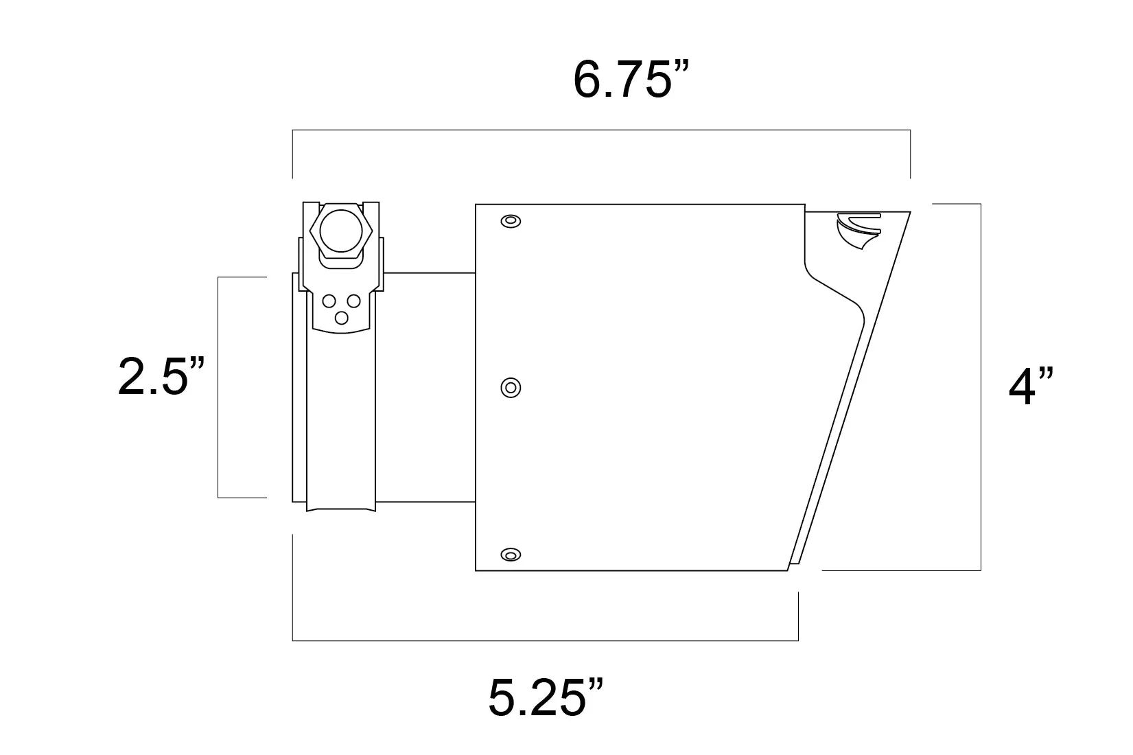 4" Slip-On Single Tip