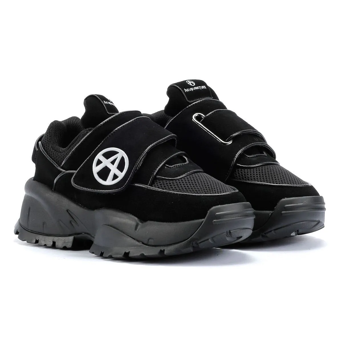 Acupuncture BG Beefer Suede Triple Black Trainers