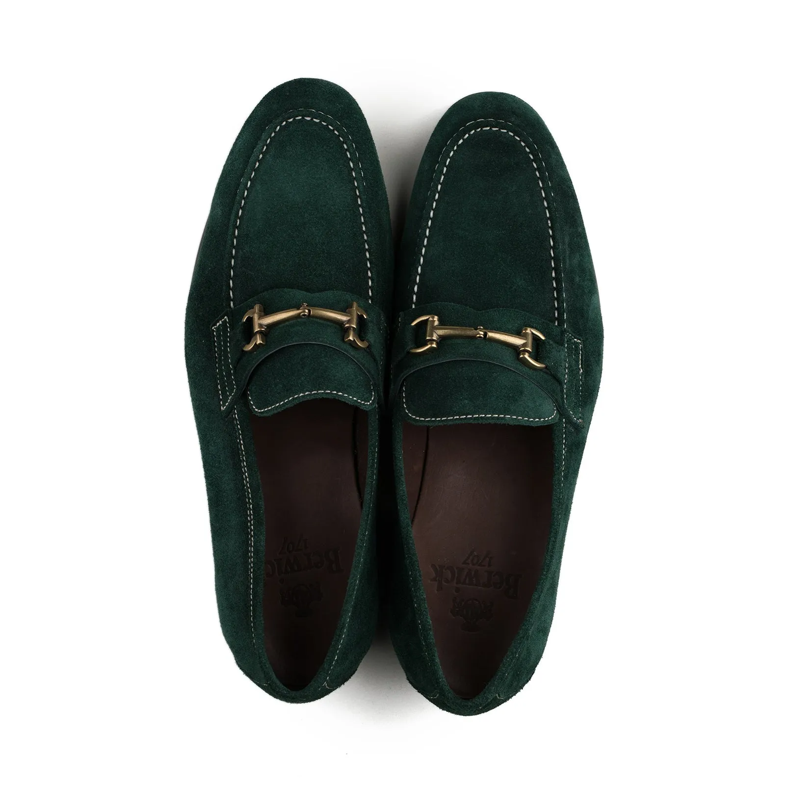 Blake Bit Loafer - Green Suede