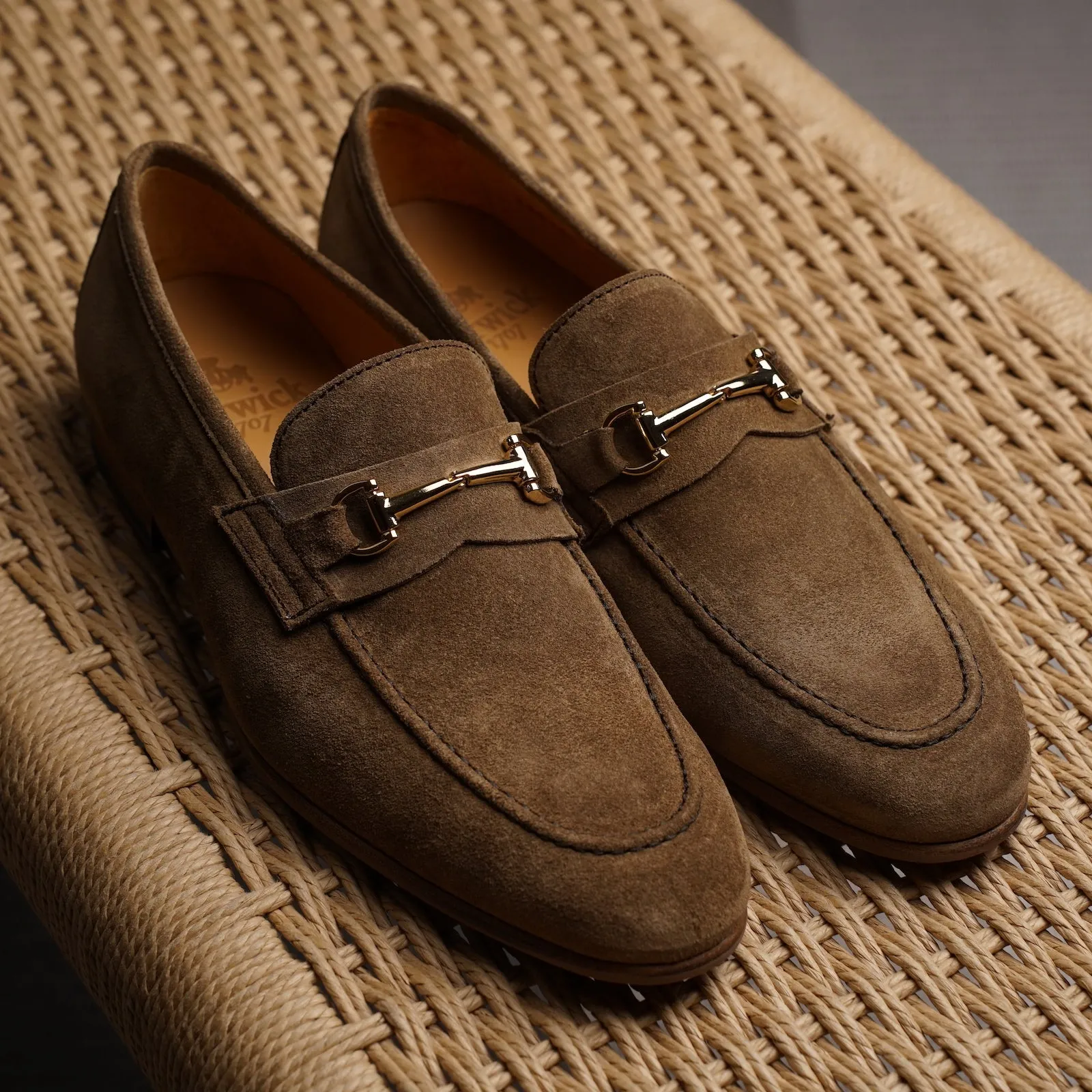 Blake Bit Loafer - Medium Brown Suede