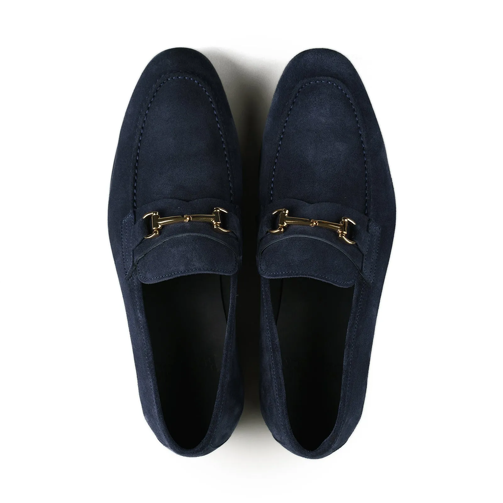 Blake Bit Loafer - Navy Suede