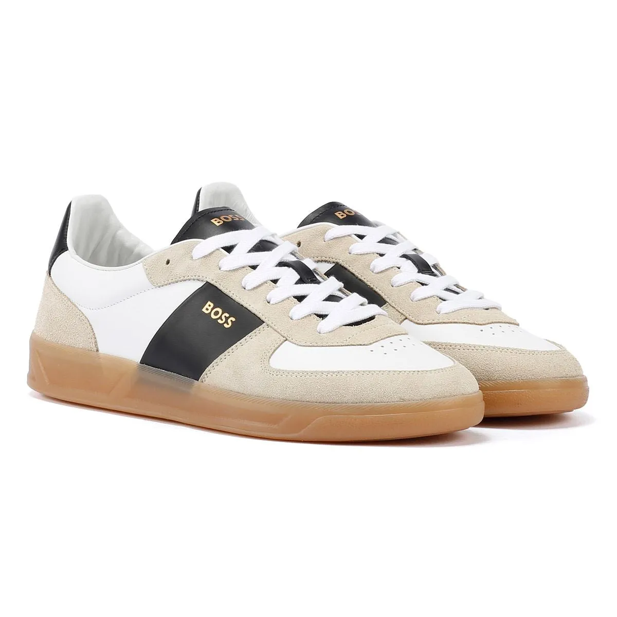 Boss Brandon Tennis Men's Open Beige Trainers