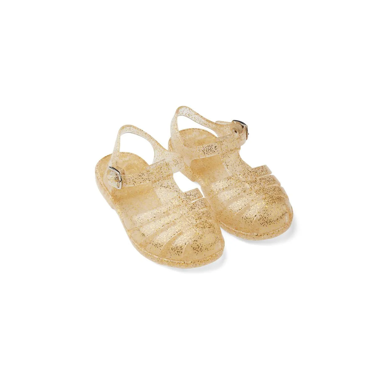 Bre Beach Sandals - Glitter gold