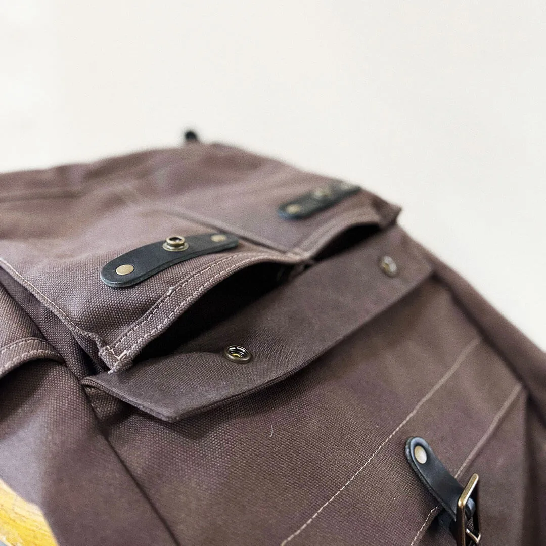 Canvas Roll Top Backpack