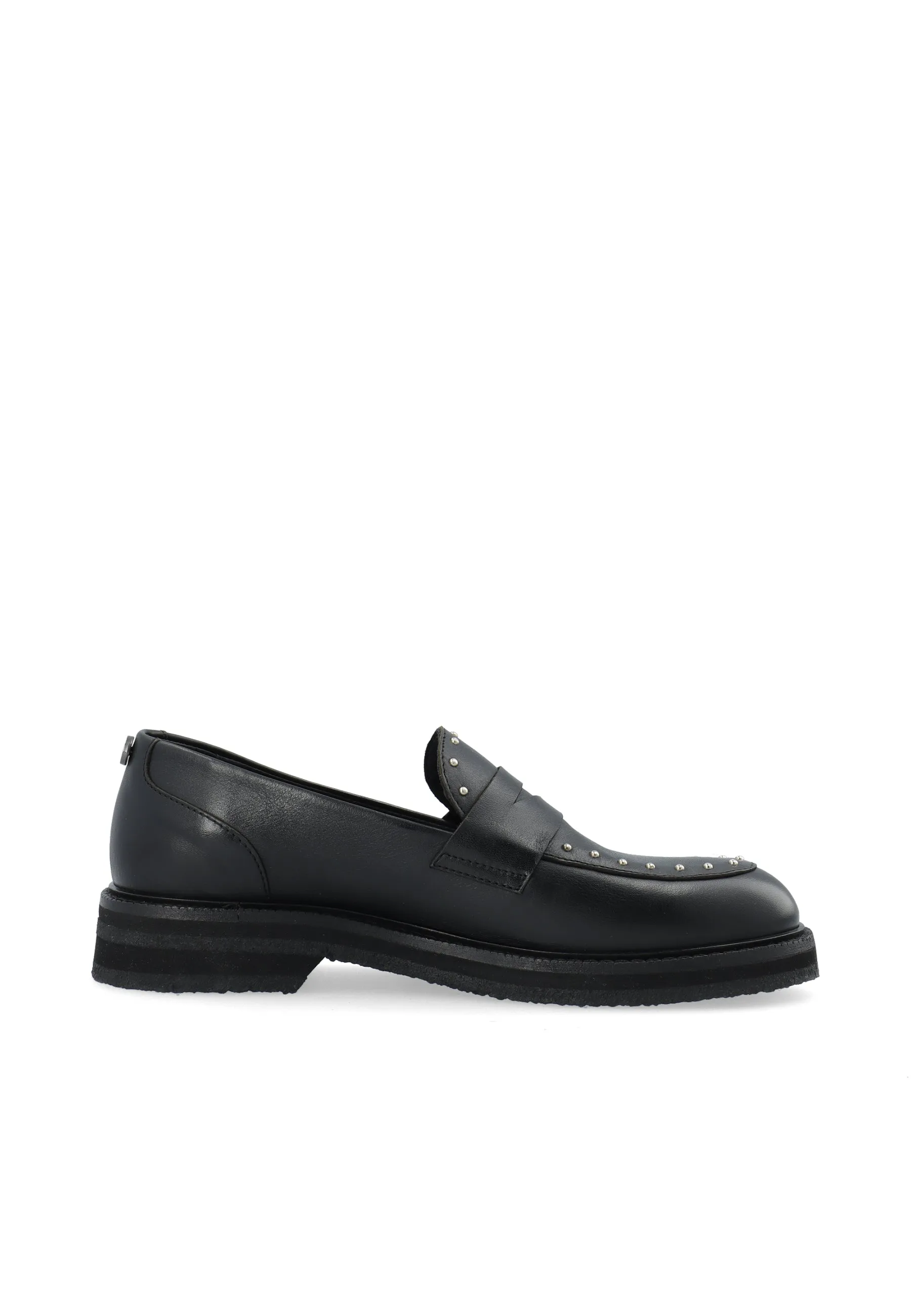 CASBETTY Loafer W. Rivets Leather