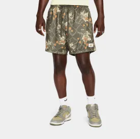 Club Flow Camo Mens Shorts (Khaki/Orange)