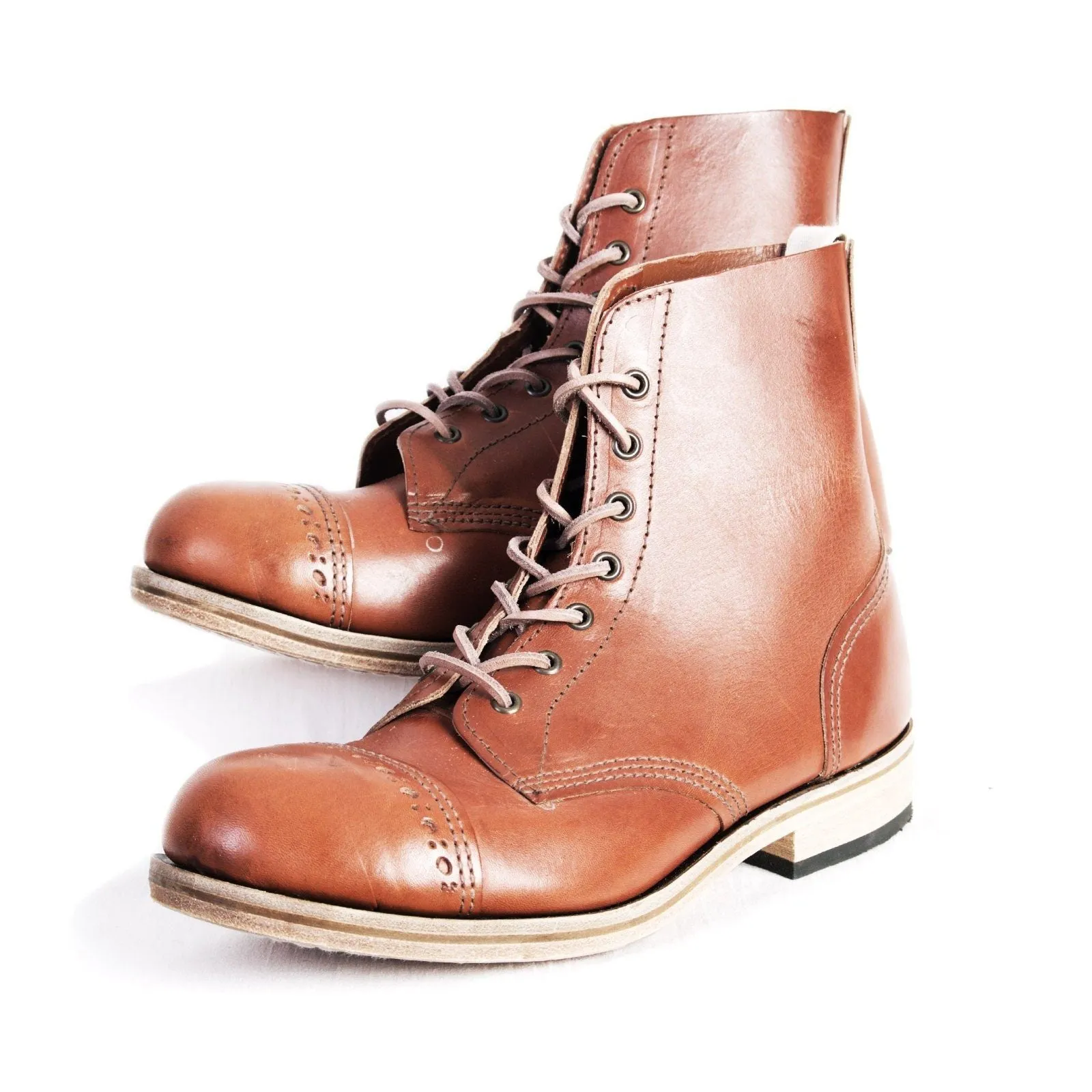 DERBY BOOT | Traditional Work Boot | Cognac