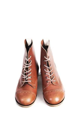 DERBY BOOT | Traditional Work Boot | Cognac