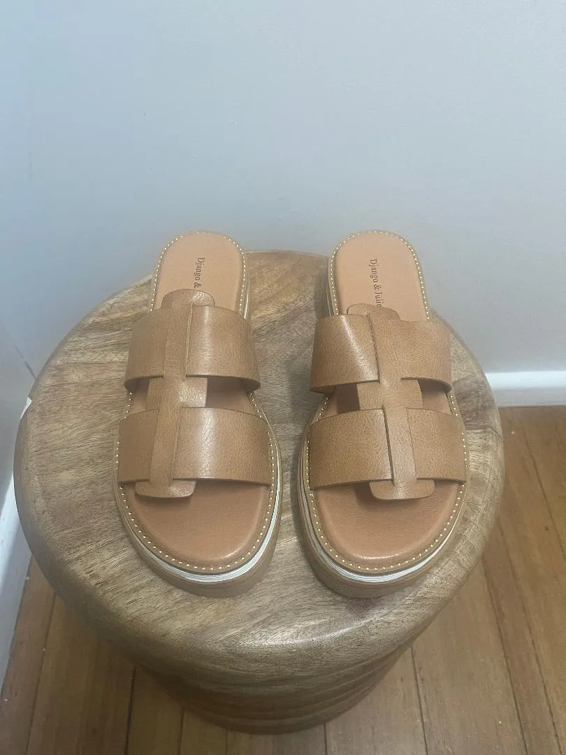 Django & Juliette - Sandals - Stead - Tan / Leather