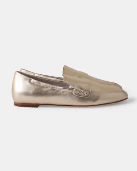 Dutch Leather Loafer - Gold