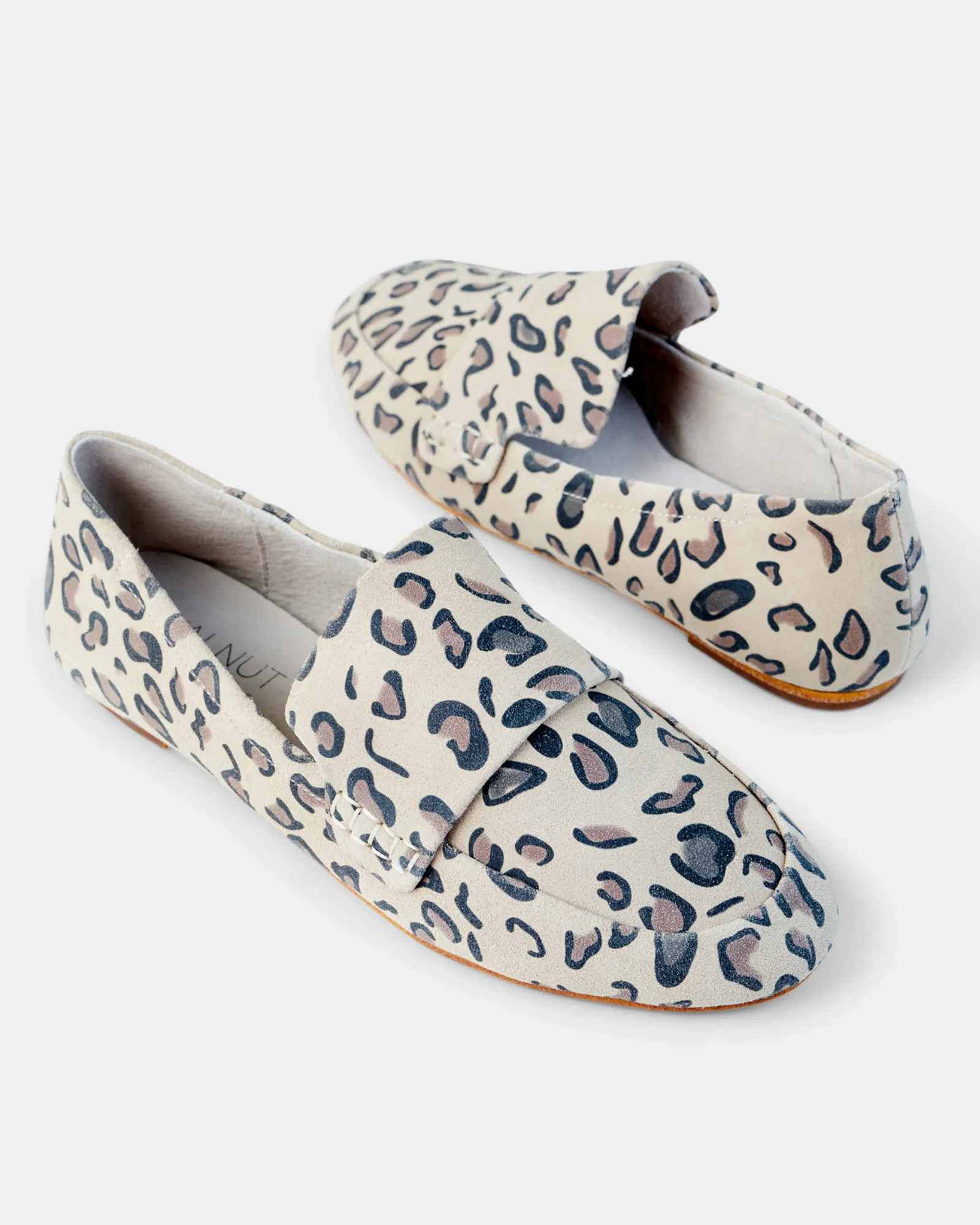 Dutch Leather Loafer - Safari Leopard