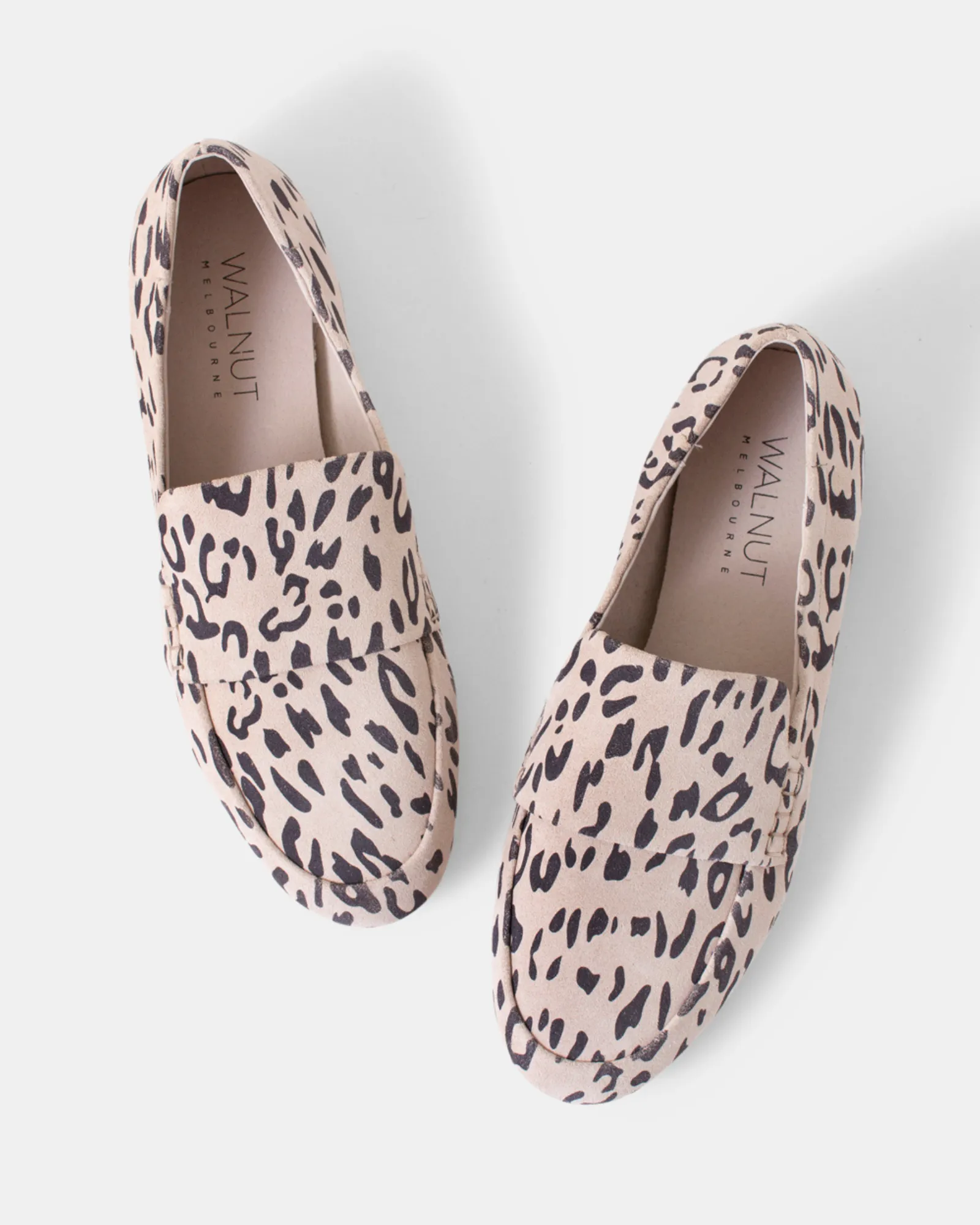 Dutch Suede Loafer - Vanilla Leopard