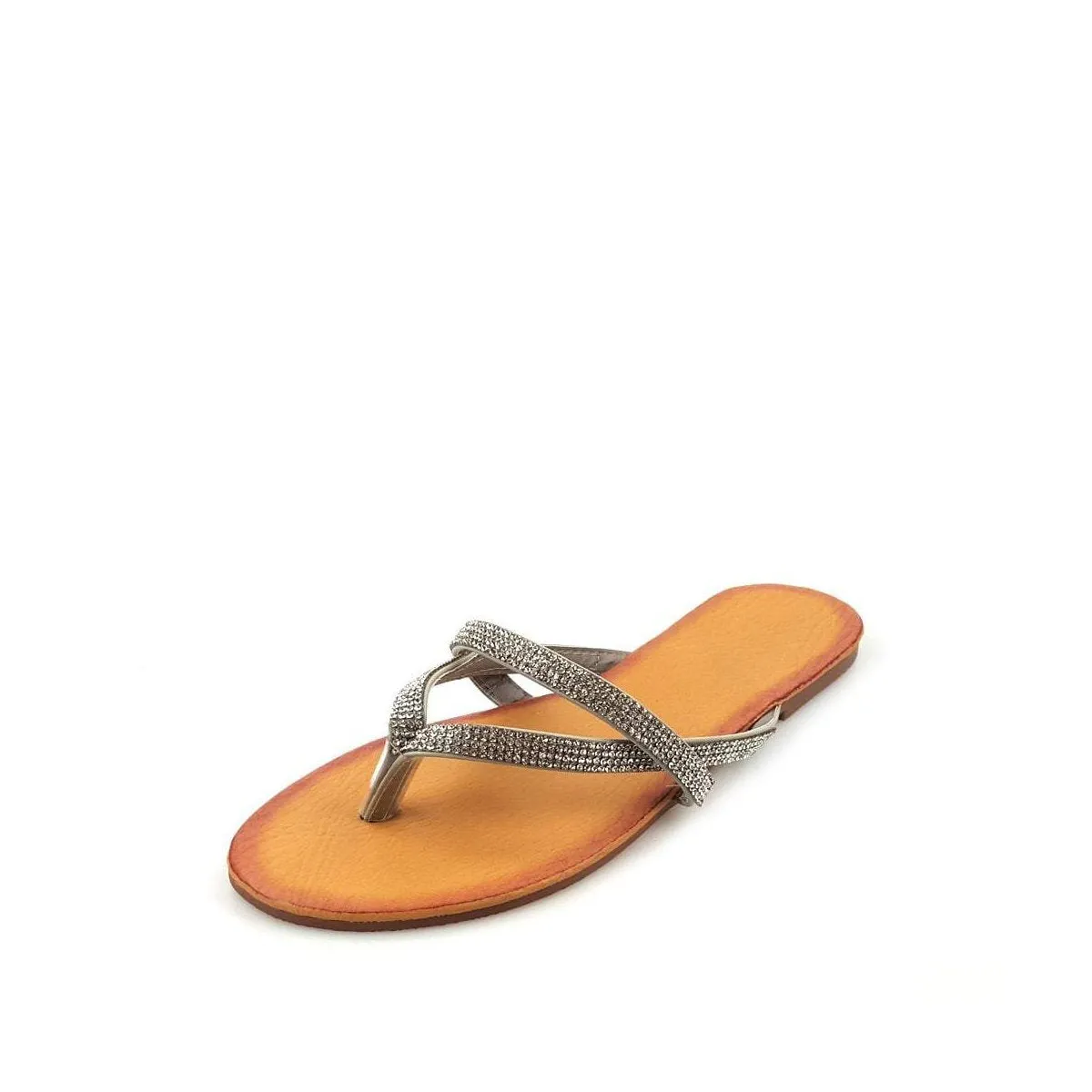 EDEN Slip On Diamante Toe Post Sandal