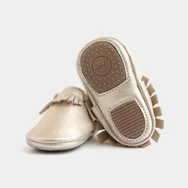 Freshly Picked | Mini Sole Moccs ~ Platinum Gold