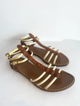 Louis Vuitton Leather Gladiator Sandals