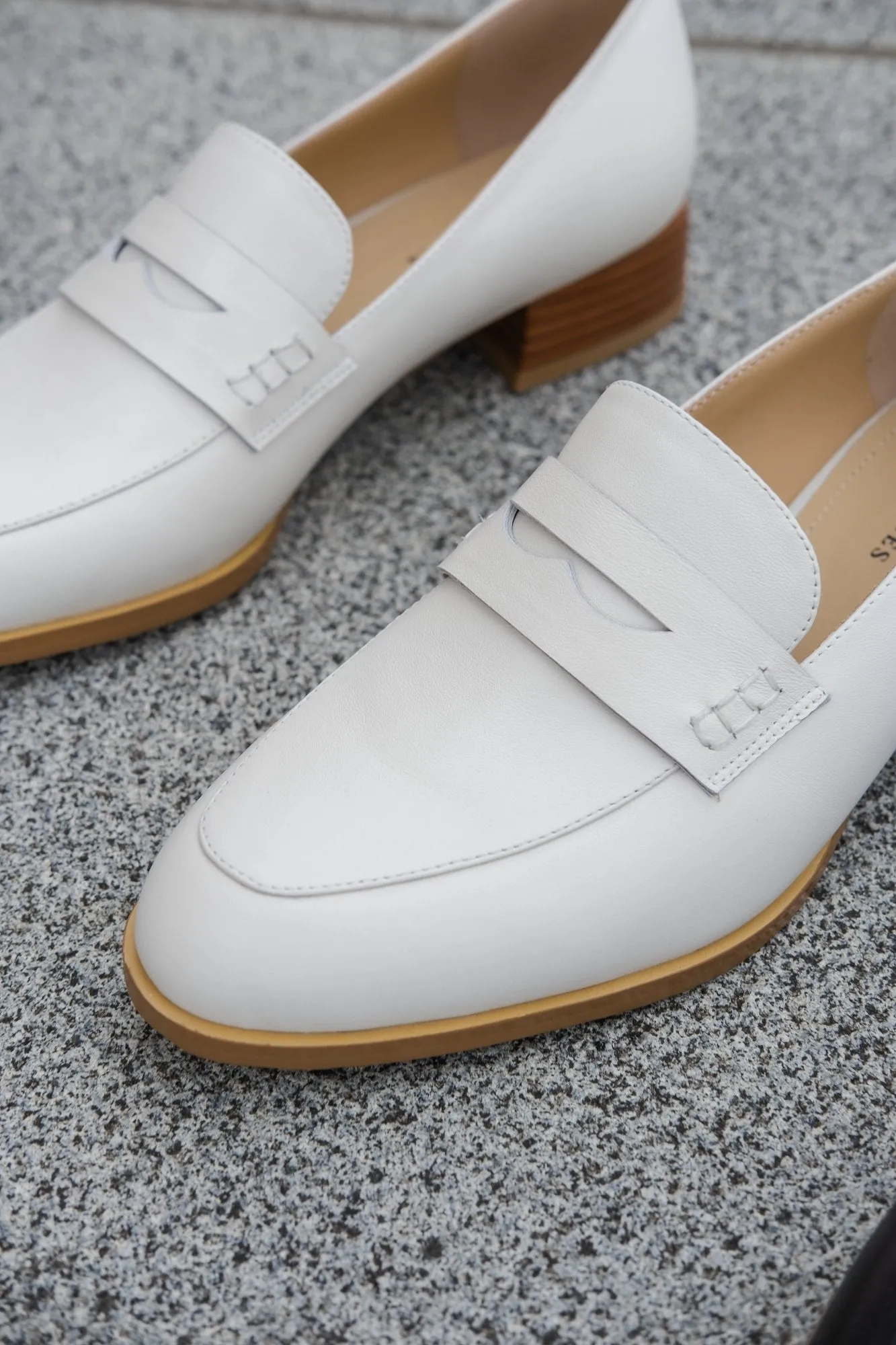 Marcel Leather Loafer Bone