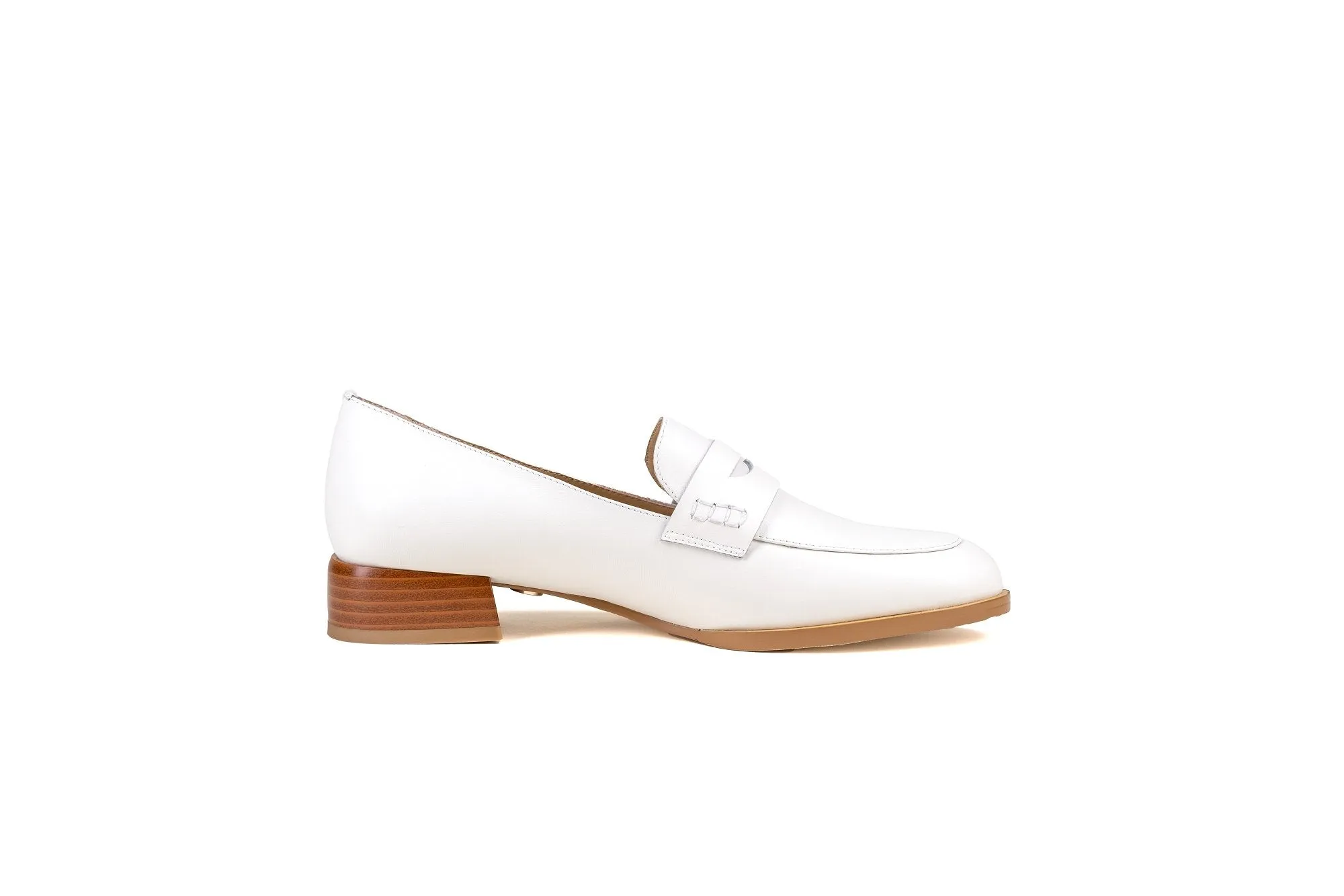 Marcel Leather Loafer Bone