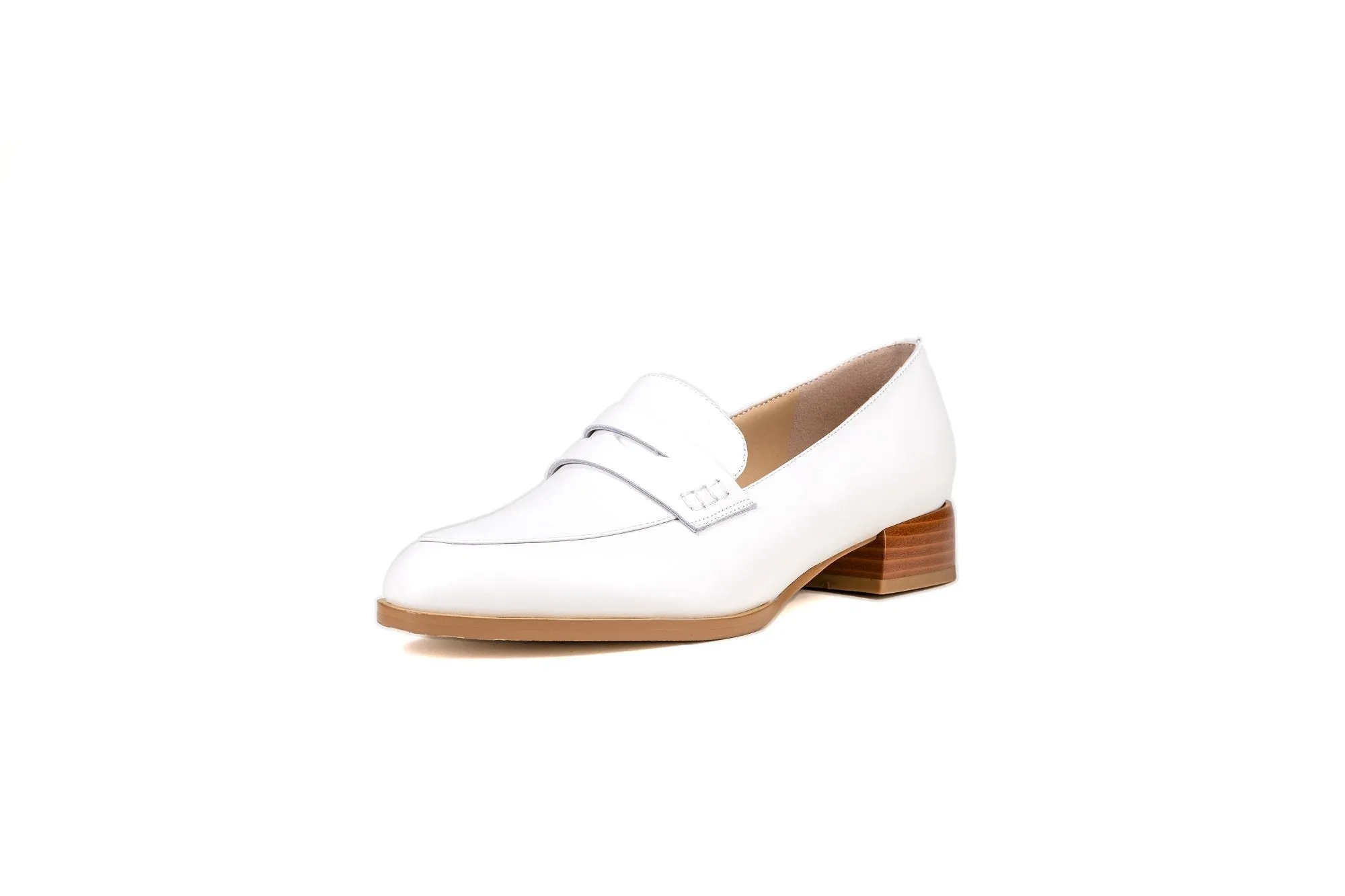 Marcel Leather Loafer Bone