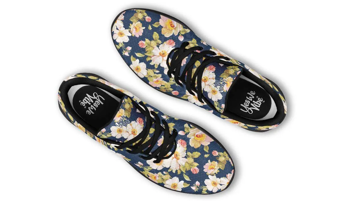 Navy And Flowers