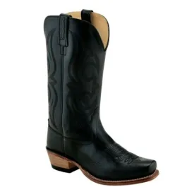 OLD WEST WOMEN'S BLACK NARROW SQUARE TOE FASHION BOOT #18136