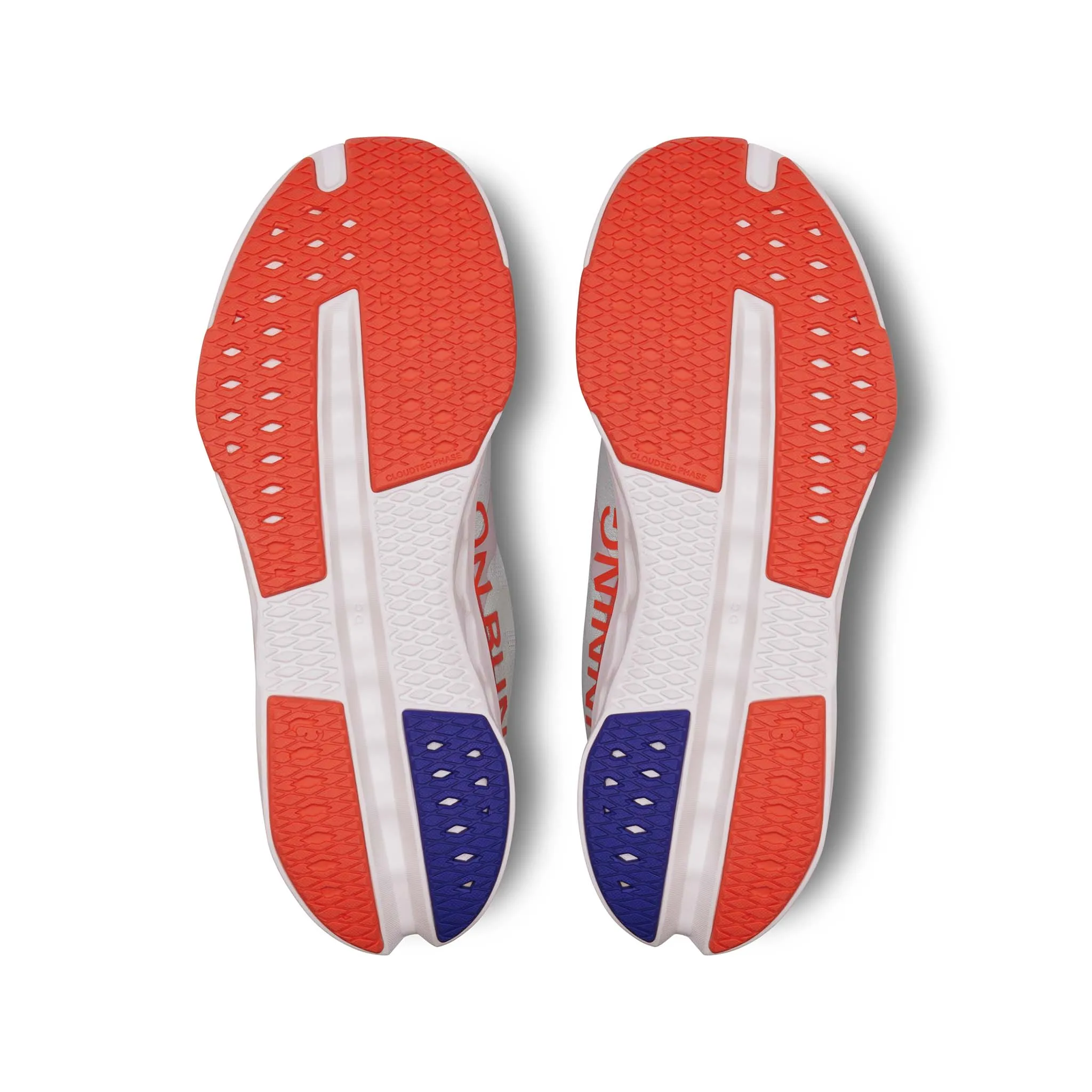 On | Women's Cloudsurfer Next Running Shoes - White/Flame