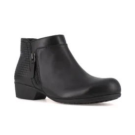 Rk751 Carly Women's Black Safety Toe Bootie