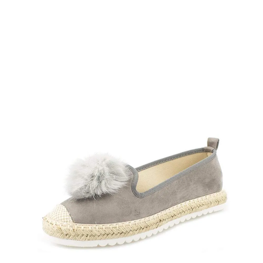 Sandi Slip On Pom Pom Espadrille Pump