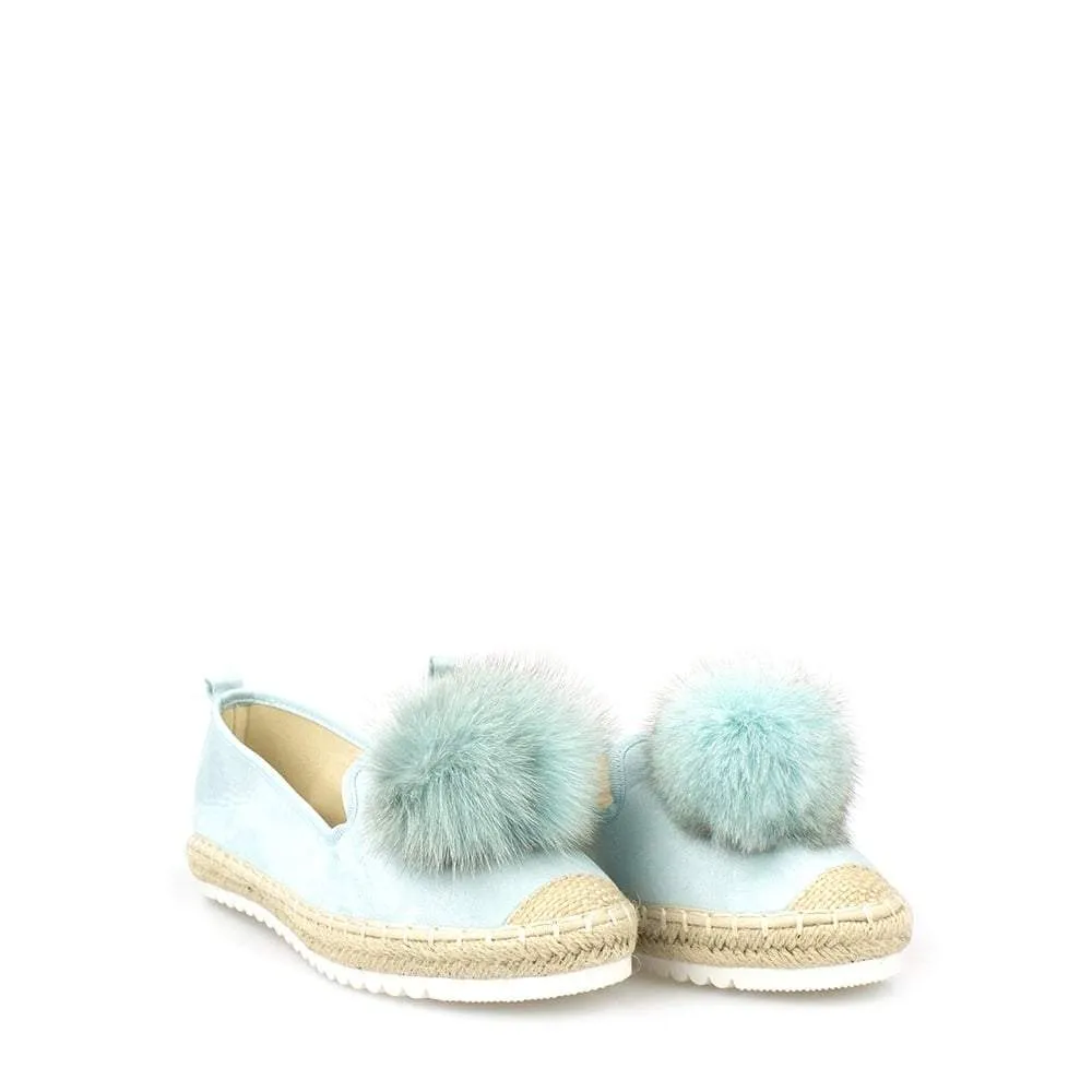 Sandi Slip On Pom Pom Espadrille Pump