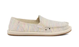 Sanuk Womens Donna Color Stripe White Multi