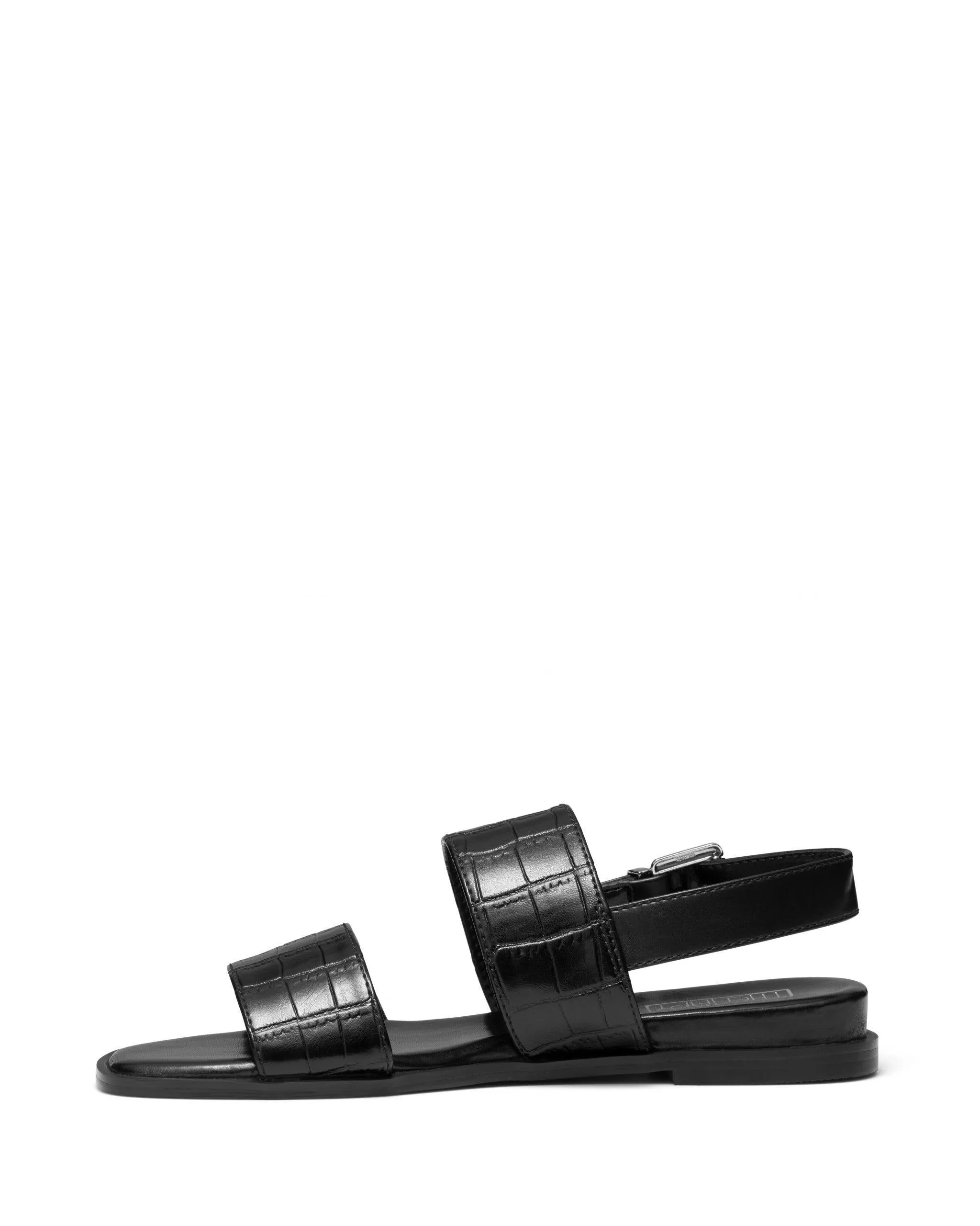 Sparrow Sandal Black Croc