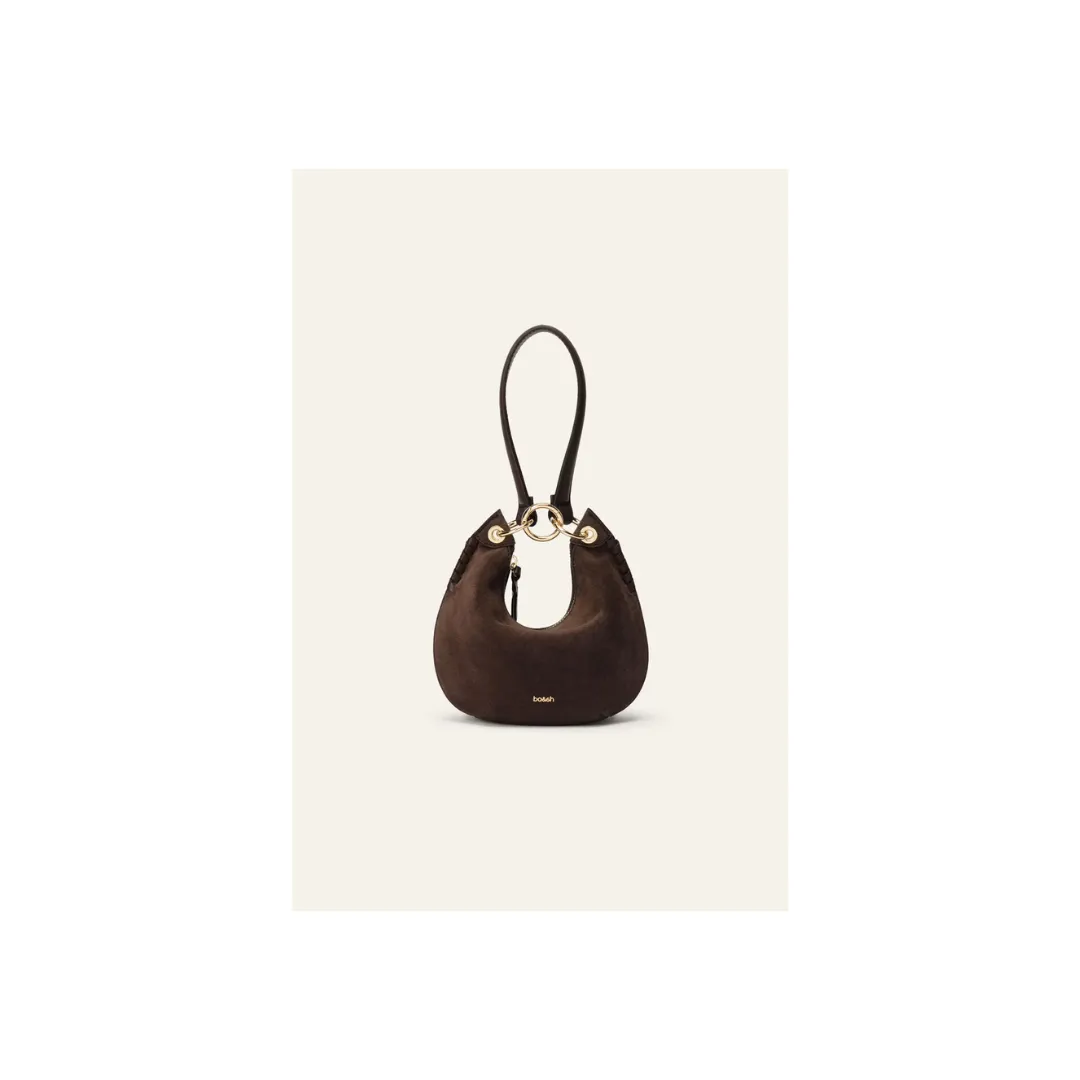 Swing Bag in Brown Suede