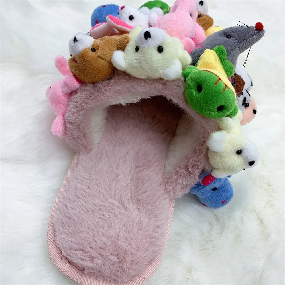 TEEK - Furry Plush Pals Slippers