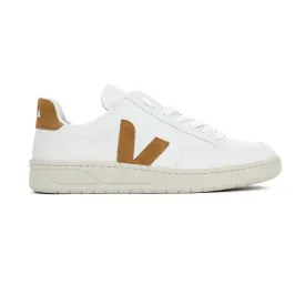 Veja V-12 Trainer in Extra White & Camel