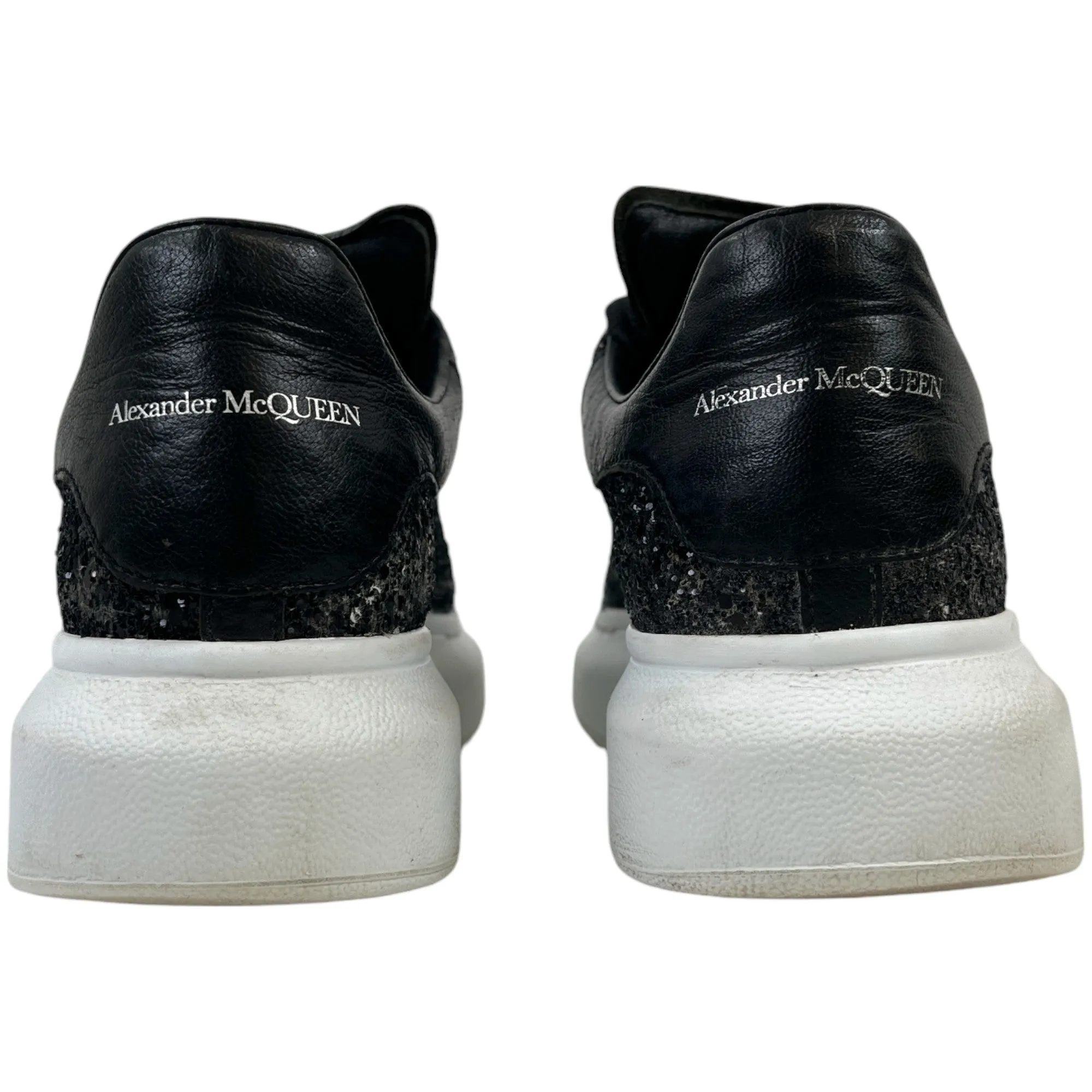 Women's Glitter Oversized Low Trainers Black Size EU 36.5 / UK 3.5