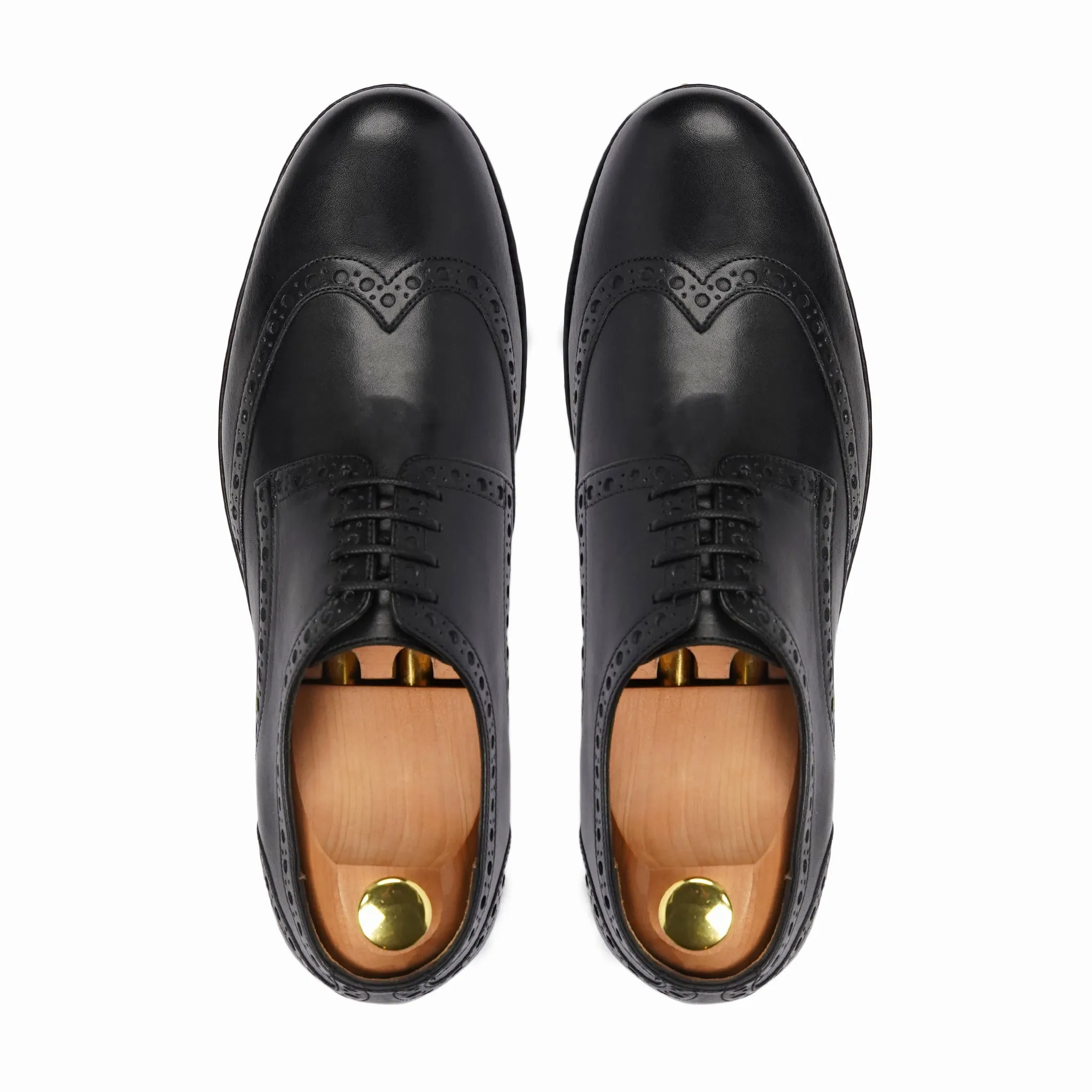 Yoite - Me's Black Calf Leather Derby Shoe